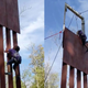 Illustration for article titled 8-Year-Old Girl Climbs Replica of Border Wall Trump Claimed He Tested on ‘World-Class’ Climbers